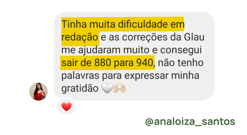 Depoimento sobre a Glau 26