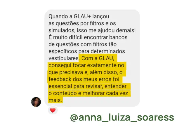 Depoimento sobre a Glau 10