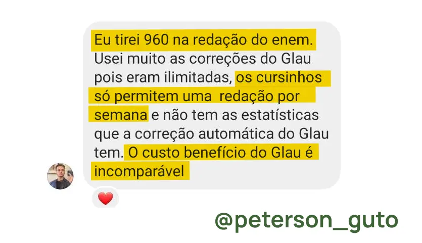 Depoimento sobre a Glau 6