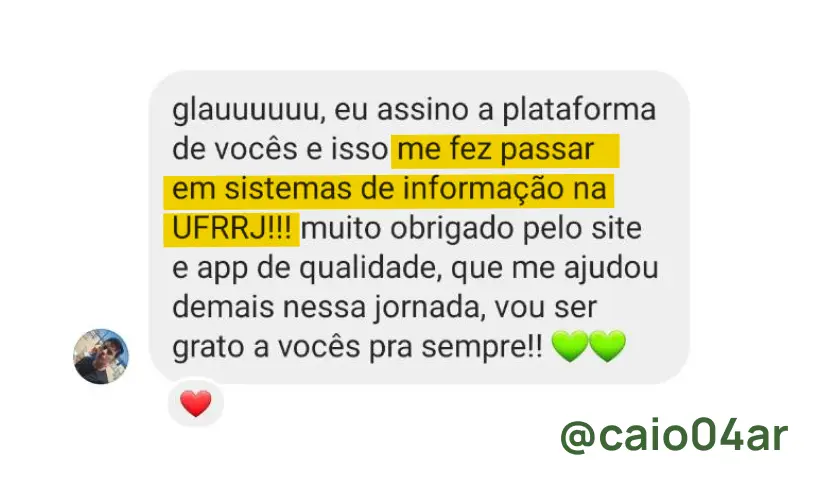 Depoimento sobre a Glau 31