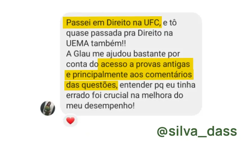 Depoimento sobre a Glau 7