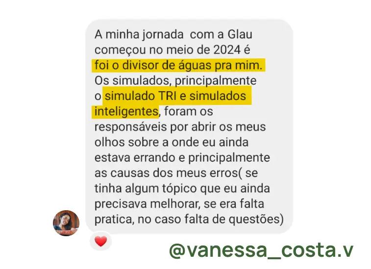 Depoimento sobre a Glau 5