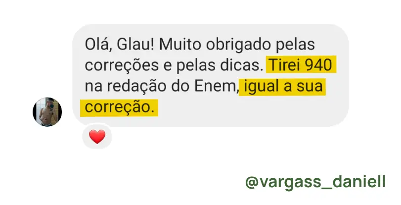 Depoimento sobre a Glau 12